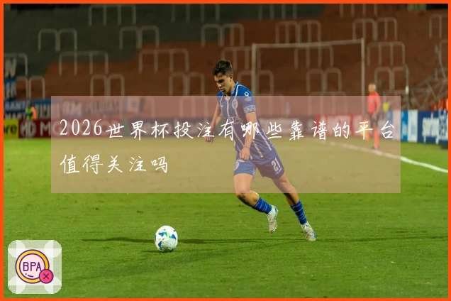 2026世界杯投注有哪些靠谱的平台值得关注吗