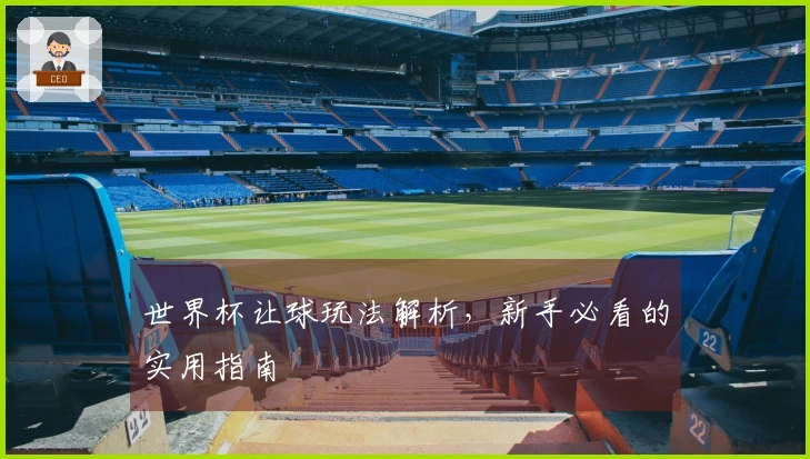 世界杯让球玩法解析，新手必看的实用指南